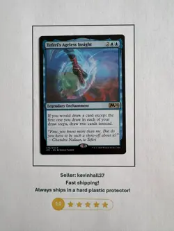 Teferi's Ageless Insight 1x MTG Core Set 2021 Regular NM Magic the Gathering - Image 1