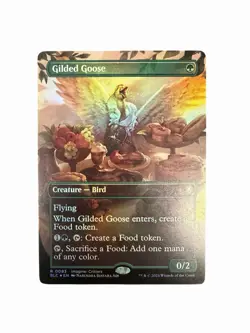 MTG Gilded Goose Borderless, Commander: Bloomburrow Foil - Image 1