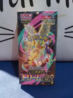 Pokemon - Mega Dream Ex - Japanese Issue Booster Box - Sealed/Shrink-wrapped - Image 1