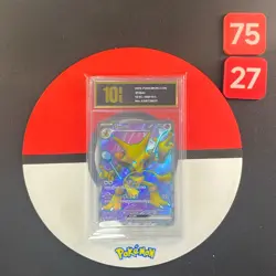 Alakazam EX SR - Pokemon Card Game Chinese 151C 180/151 SR Grade10 - Image 1