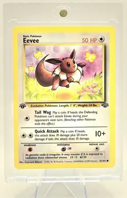 Pokemon TCG Eevee Jungle 1st Edition 1999-2000 Wizards Base Set 51/64 - Image 5