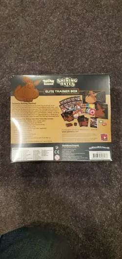 1 Unopened Pokemon Shining Fates Elite Trainer Box Factory Sealed in Hand - Image 2