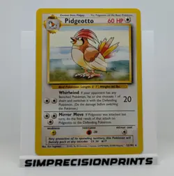 Pokemon TCG Pidgeotto 22/102 Rare Base Set Unlimited WOTC 22/102 - Image 1