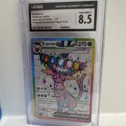 2023-25 Pokemon SV Black Star Promos - SVP EN Espeon ex #175 CGC 8.5 - Image 1