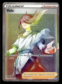 Pokemon TCG SWSH11: Lost Origin #211/196 Volo (Secret) NM - Image 1