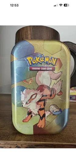 Pokemon TCG S&V 151 Mini Tin 2 Booster packs of 151 - Arcanine English Sealed - Image 1