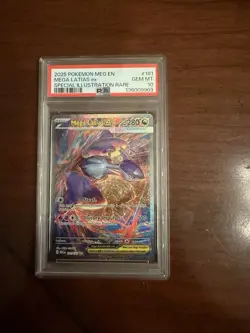 Pokemon Mega Latias ex 181 Special Illustration Rare Holo 2025 PSA 10 - Image 1