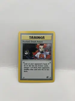 Pokemon Vintage Holo Trainer Rocket’s Sneak Attack 16/82 WotC 2000 Team Rocket - Image 1