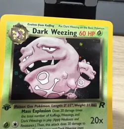 Pokemon 1st edition Dark Weezing Holo Team Rocket 14/82 - Image 3