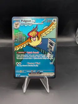 Pidgeot ex 225/197 SIR Special Illustration Rare Pokemon Obsidian Flames NM - B - Image 1