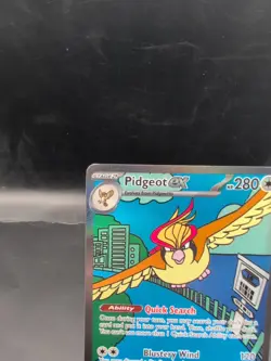 Pidgeot ex 225/197 SIR Special Illustration Rare Pokemon Obsidian Flames NM - B - Image 2