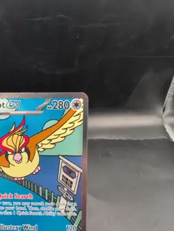 Pidgeot ex 225/197 SIR Special Illustration Rare Pokemon Obsidian Flames NM - B - Image 3