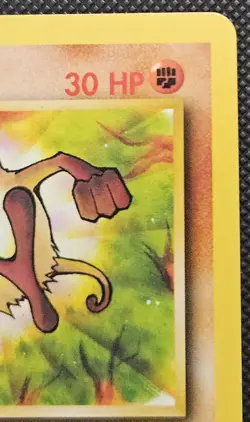 Near Mint - Vintage Pokemon TCG Jungle WoTC Mankey 1st Edition #55/64 Regular - Image 3