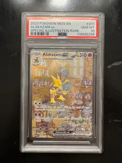 Alakazam EX 201/165 SIR - Scarlet & Violet 151 - PSA 10 GEM MINT - Pokemon - Image 3