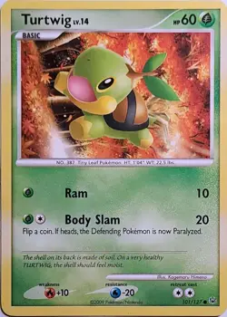Turtwig 101/127 Common Platinum Pokemon Lightly Played - Image 1