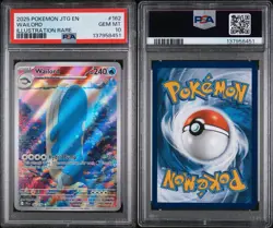 PSA 10 GEM Mint Wailord 162/159 Illustration Rare Full Art - Pokemon JTG SV09 - Image 3