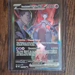 Pokemon Team Rocket's Mewtwo EX 231/182 Sv10: Destined Rivals Holo Special Illu… - Image 1