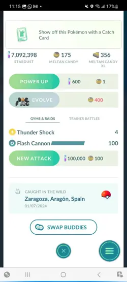 Pokemon Go Shiny Meltan - Image 2