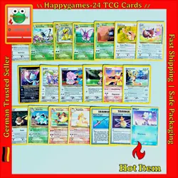 20x Pokemon Karten WOTC Sammlung gemischt div. Set TCG non Holo /Y96 - Image 1