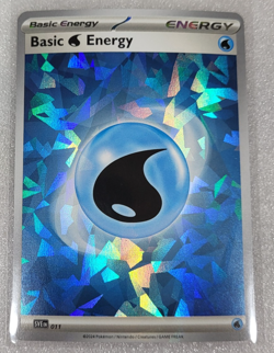 Basic Water Energy SVE 011 Cracked Ice Holo Ultra-Premium Box Pokemon TCG NM/M - Image 1