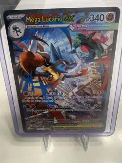 Pokemon TCG Mega Lucario EX 179/132 Mega Evolution - Image 1