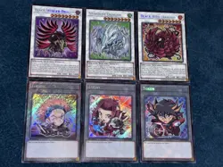 Chibi 5D's Legendary Decks Secret Rare Stardust Dragon Black Rose Akiza Yugioh - Image 3