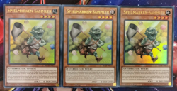 3x Spielmarken-Sammler BLCR-DE079 Ultra Rare DEUTSCH 1.Auflage Playset Yu-Gi-Oh - Image 1