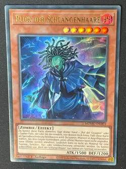 Blick der Schlangenhaare MZMU-DE003 Ultra Rare Deutsch NM YUGIOH - Image 1