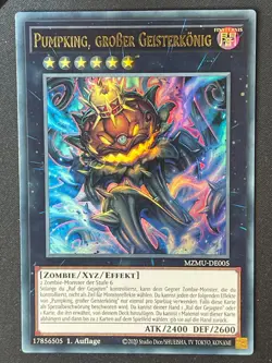 Pumpking, Großer Geisterkonig MZMU-DE005 Ultra Rare Deutsch NM Yugioh - Image 1