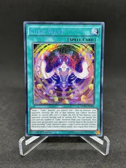 Yugioh Cubic Wave MVP1-ENS42 Secret Rare 1st Edition NM - Image 1
