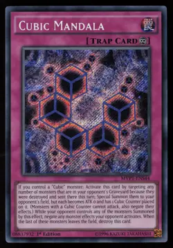 Yugioh Cubic Mandala MVP1-ENS44 1st Edition Secret Rare NM - Image 1