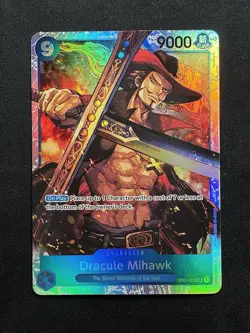 One Piece TCG - Dracule Mihawk OP01-070 SR - Romance Dawn - English - NM - Image 1