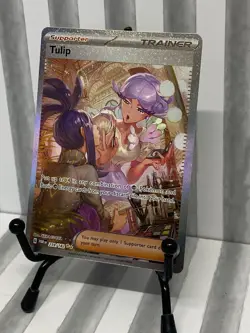 Pokemon TCG Tulip 259/182 Sv04: Paradox Rift Holo Rare Full Art Sir Card - Image 2