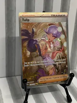 Pokemon TCG Tulip 259/182 Sv04: Paradox Rift Holo Rare Full Art Sir Card - Image 3