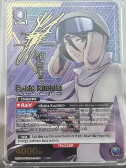 Union Arena Bleach UEX01BT Signed Rukia Kuchiki SR☆☆ BLC-2-034 ENGLISH - Image 1