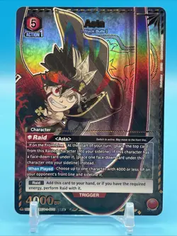 Union Arena: Black Clover - Asta (SR*) - UE08BT/BCV-1-075 SR* - Image 1