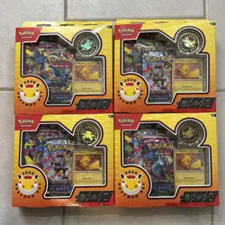 Pokemon 30th Anniversary Pokemon Day Box Sealed Lot Of 4 - Image 1
