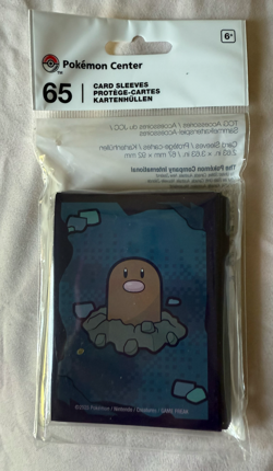 Card Sleeves, Pokemon Center, Diglett’s Cave (pack of 65 sleeves) Brand new - Image 1