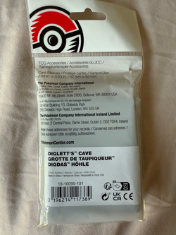 Card Sleeves, Pokemon Center, Diglett’s Cave (pack of 65 sleeves) Brand new - Image 2