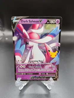 2021 Pokemon TCG Black Star Promo Dark Sylveon V SWSH134 NM - Image 1
