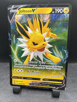 JOLTEON V SWSH151 HOLO SWORD & SHIELD PROMO POKEMON NM/M - Image 1