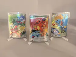 Pokemon TCG First Partner Illustration Collection Series 1 Kanto GEN 1 Starters - Image 1