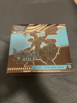 Pokemon Scarlet & Violet Black Bolt Elite Trainer Box English 2024 - Image 1