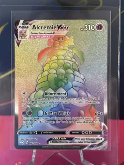Pokemon Alcremie VMAX 073/072 Shining Fates Full Art Secret Rare Holo 310HP - Image 1
