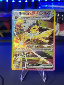 Pokemon TCG Jolteon EX 153/131 Prismatic Evolutions SIR - Image 1