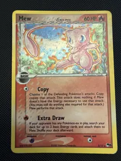 Pokemon Mew TCG 3/17 Inverted Back Error Holo Delta Species Pop Series 5 (2007) - Image 1