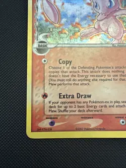 Pokemon Mew TCG 3/17 Inverted Back Error Holo Delta Species Pop Series 5 (2007) - Image 5