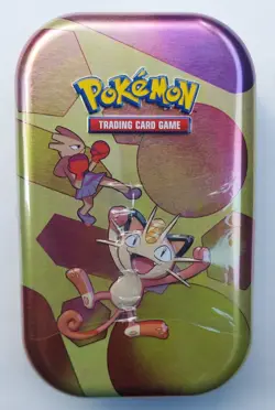 Pokemon TCG Scarlet & Violet 151 Mini Tin Meowth Hitmonchan 2023 NEW SEALED 🔥 - Image 1