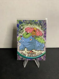 1999 Pokemon Venusaur #03 Topps TV Animation Series Black Logo - Image 1