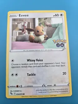 Eevee 054/078 Pokemon Go Common NM - Image 1